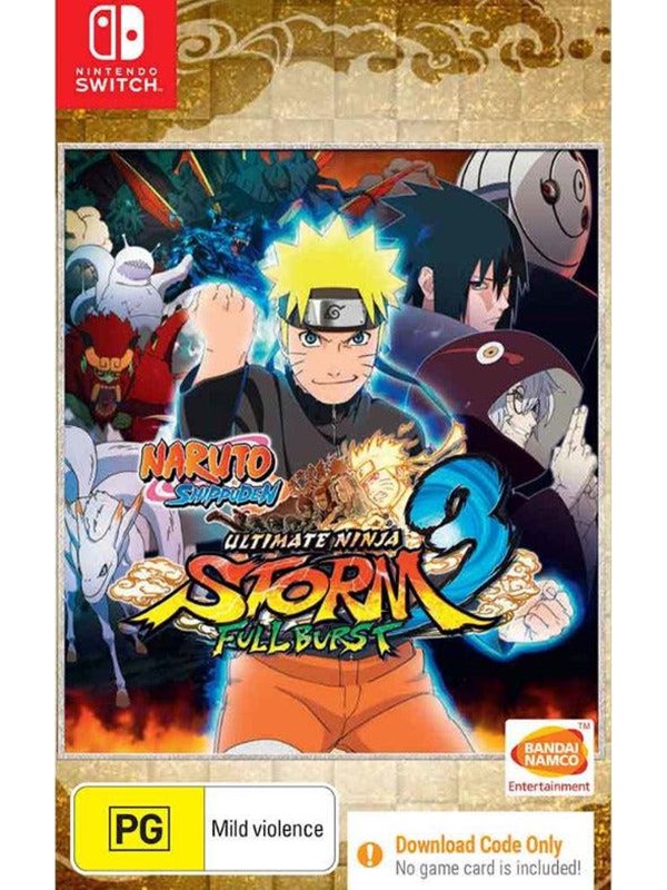 Naruto Shippuden: Ultimate Ninja Storm 3 Full Burst (Code in a Box) - Nintendo Switch - Kamp