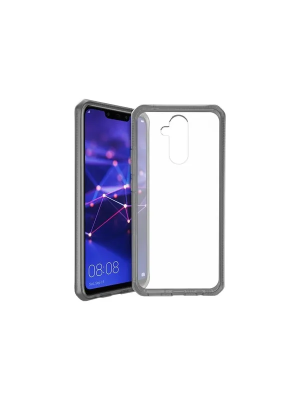 ITSKINS HYBRID FROST cover for Huawei Mate 20 Lite®. Black and transparent
