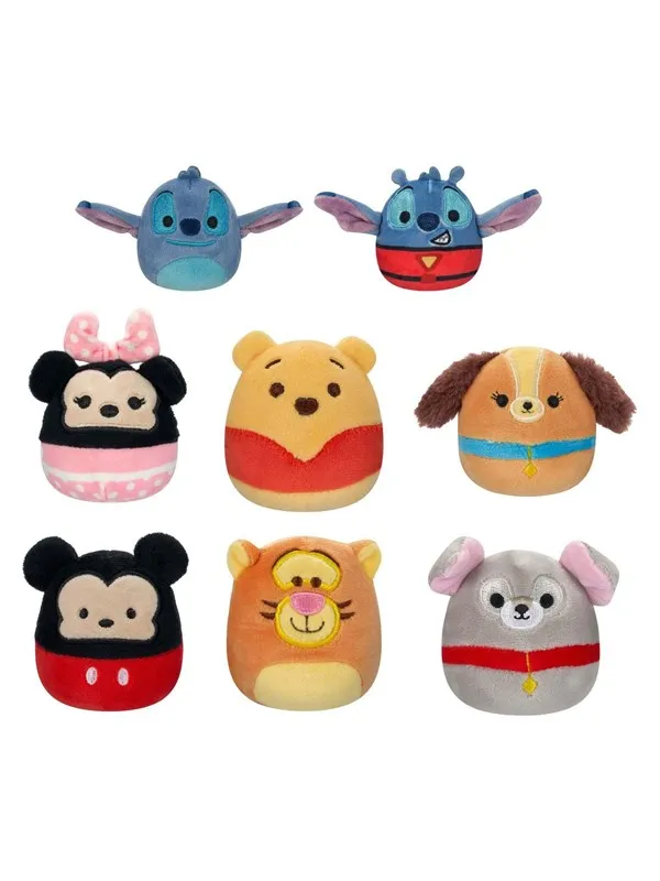 Squishmallows Plush Toy - Surprise Disney Character - 6.5cm