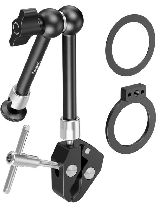 SmallRig Attachable Magic Arm with Crab-Shaped Clamp Kit 5604