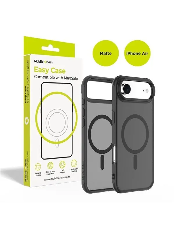 Mobile Origin Hybrid MagSafe Case - matte black - iPhone Air