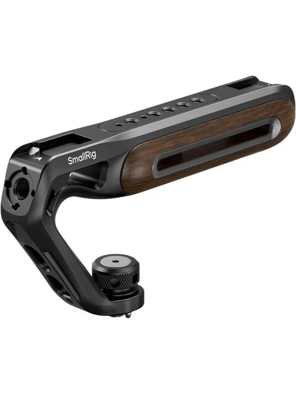 SmallRig Wooden Top Handle with 1/4''-20 and ARRI 3/8''-16 Locating Screw 5252
