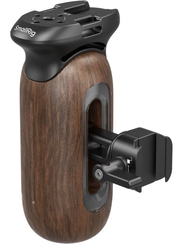 SmallRig Wooden Side Handle with NATO Clamp 5239