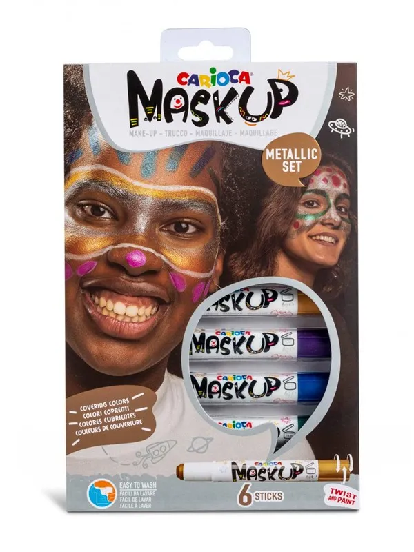 Carioca MASKUP face color. 6 pcs.