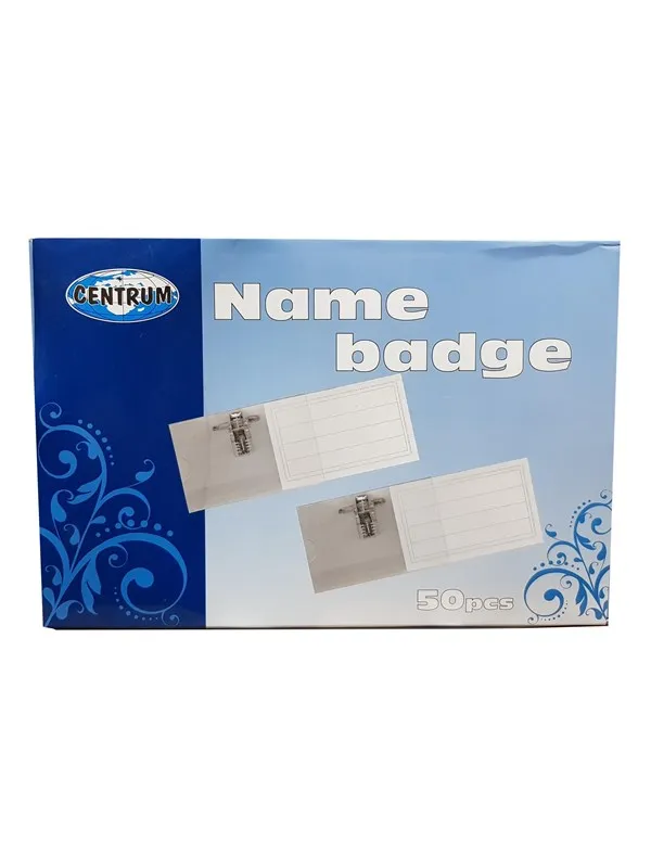CENTRUM Congress sticker 57*90mm. W. clamp and pin.