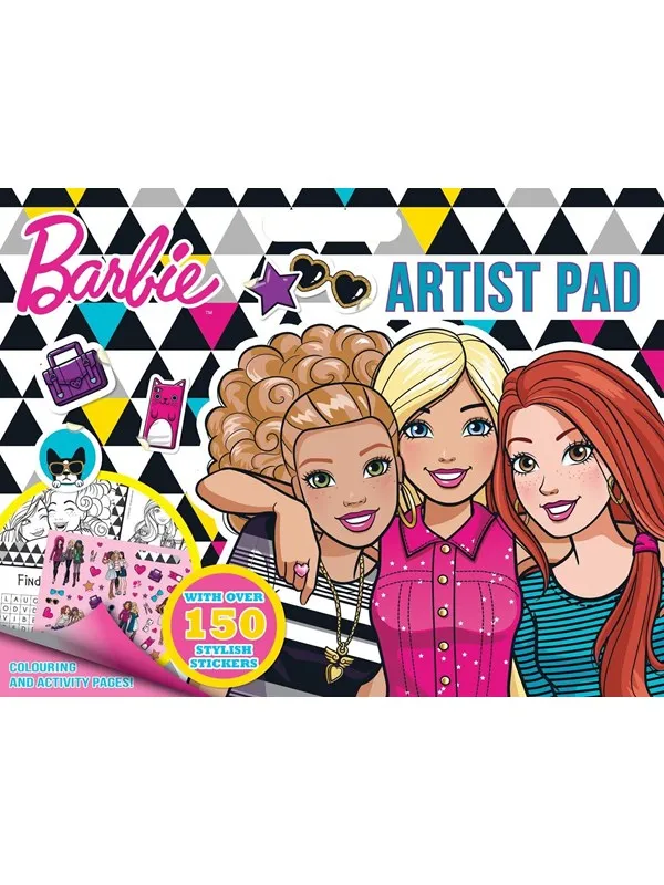 Alligator BARBIE Artist Pad A3 Coloring Book
