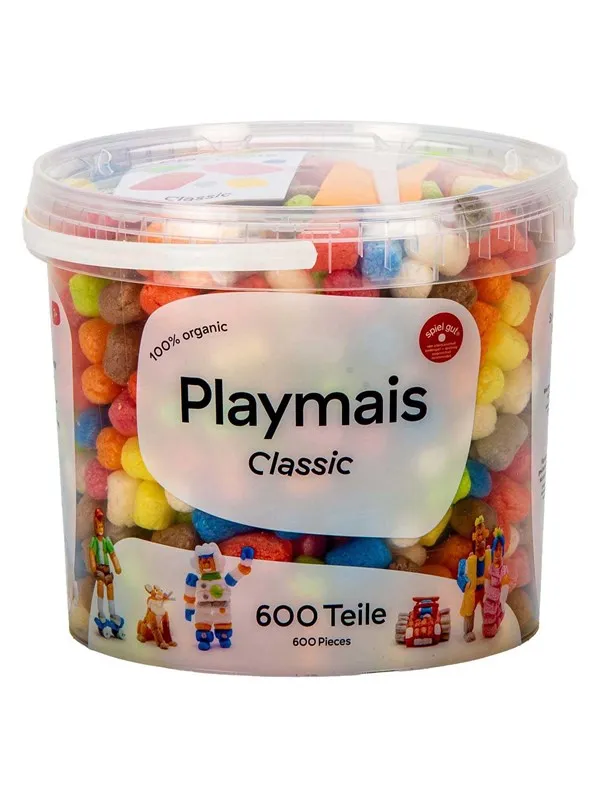 PlayMais - Classic Basic Bucket - 600 pcs.