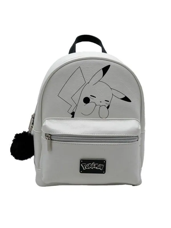 Nemesis Now - Pokémon Pikachu Backpack White 28cm - Ryggsekk