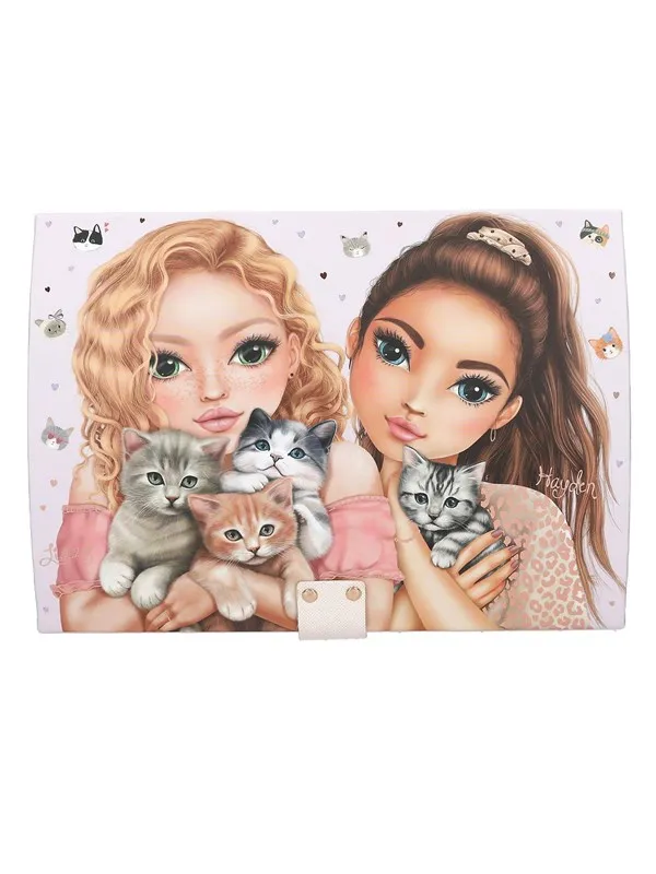 Topmodel - TOPModel Big Jewellery Box with code and music - CAT LOVE - Rose