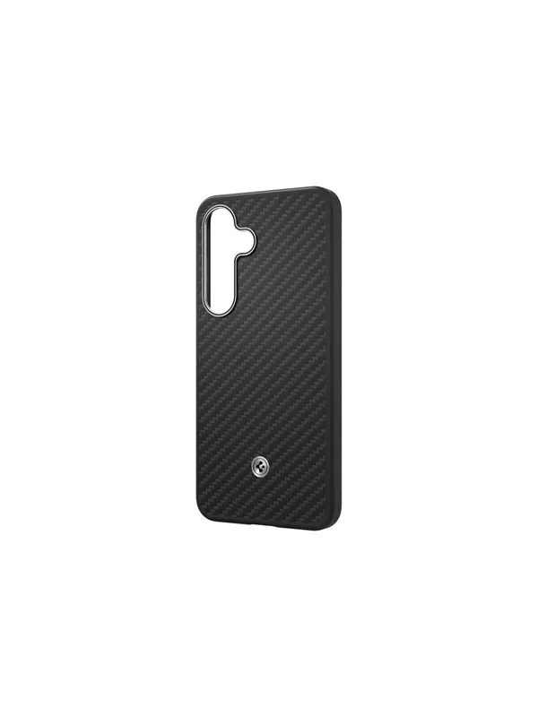Samsung Spigen Enzo Protective Cover for Galaxy S25 - Black Silver