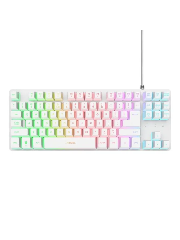 Trust GXT833 Thado TKL - Nordisk - Hvit