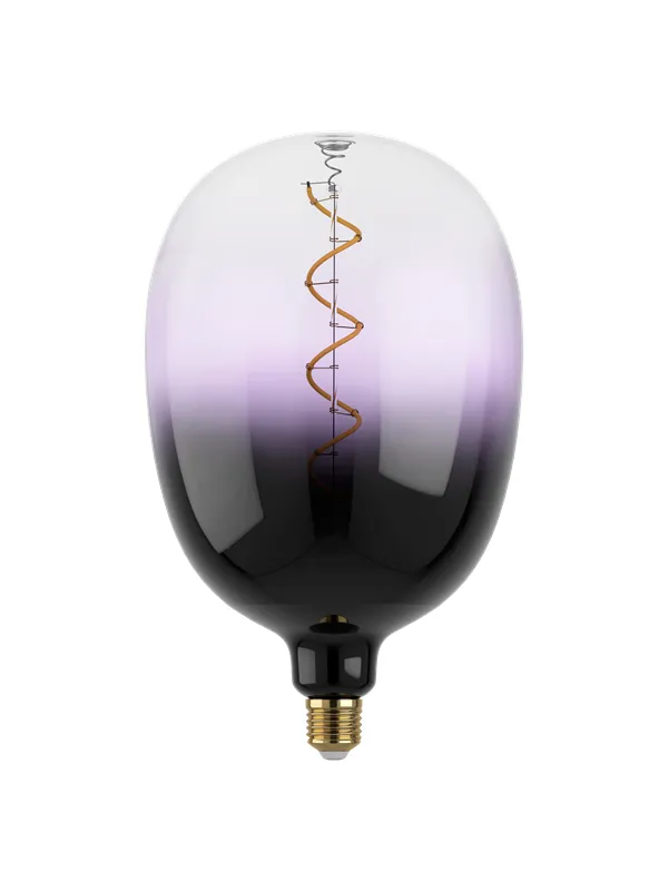 EGLO LED-lyspære T180 DECO SPIRAL 4W 85LM 1800K DIM. LILLA E27