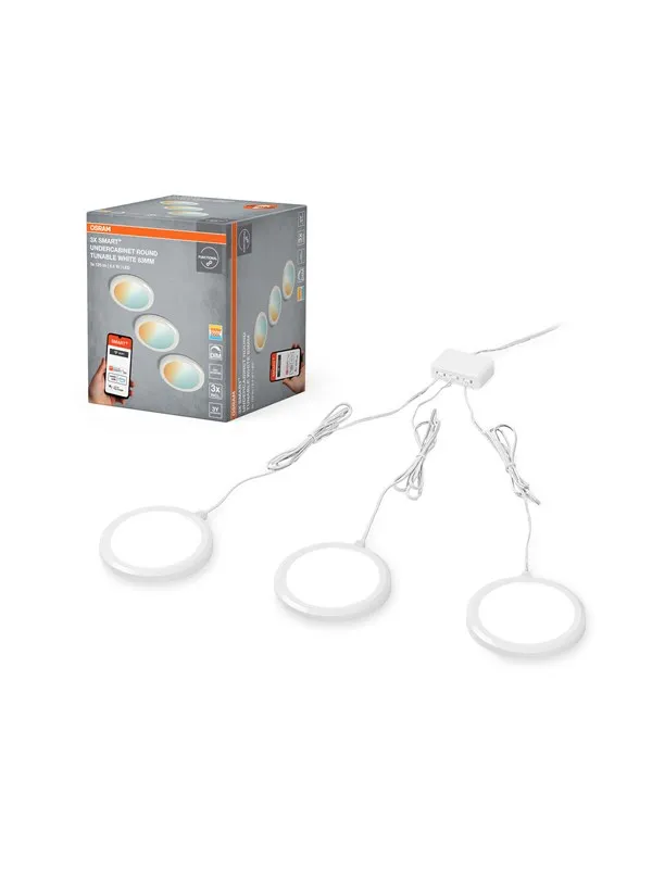 Osram  SMART+ Undercabinet rund 210lm 6.5W/827-865 83mm 3 pack WiFi