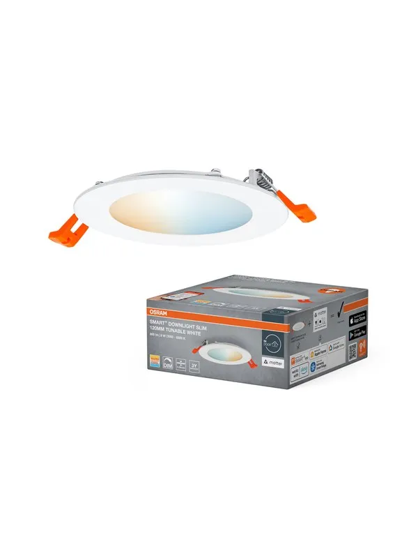 Osram SMART+ Downlight Slim 550lm 8W/827-865 120mm white WiFi