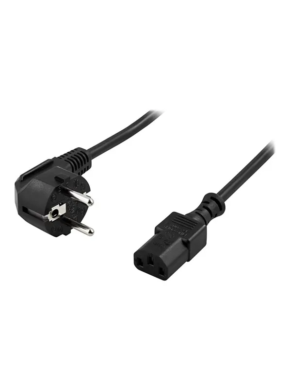 Deltaco DEL-111C - power cable - power CEE 7/7 to power IEC 60320 C13 - 7 m