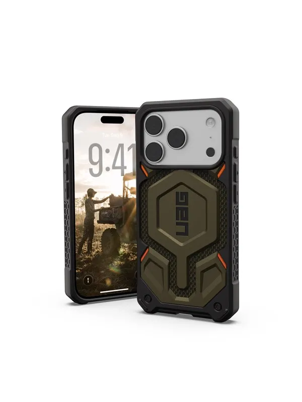 UAG Monarch Pro - Kevlar Element Green - iPhone 17 Pro