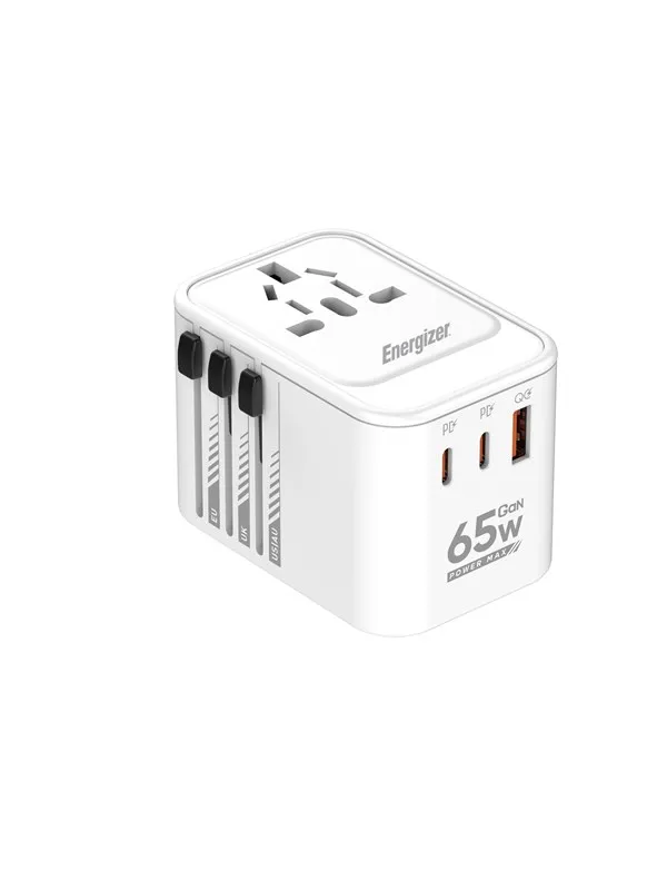 Energizer Global Reiselader - 65W - PD (2xUSB-C + USB-A)