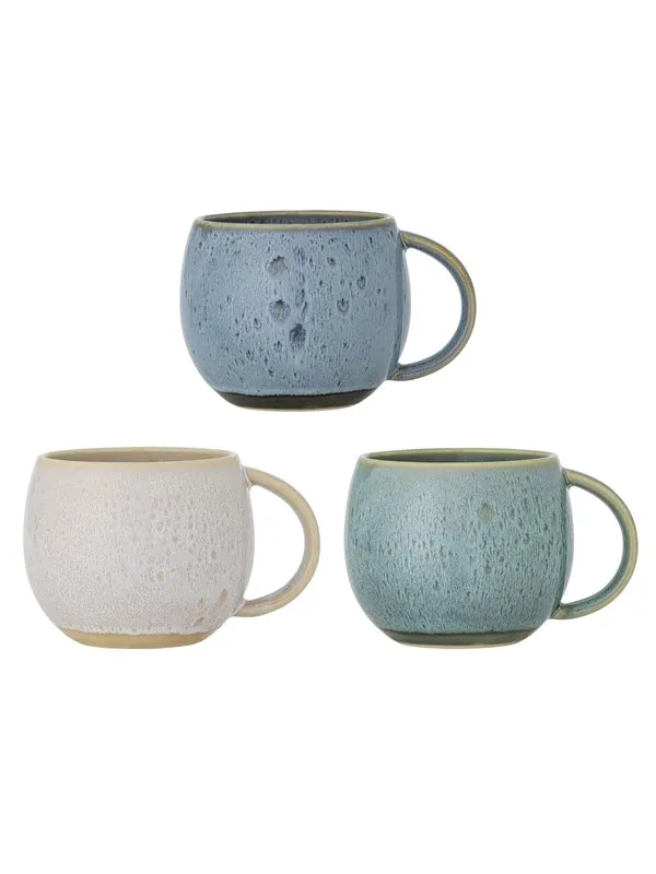 Bloomingville - Harriet Mug (Set of 3) - Blue