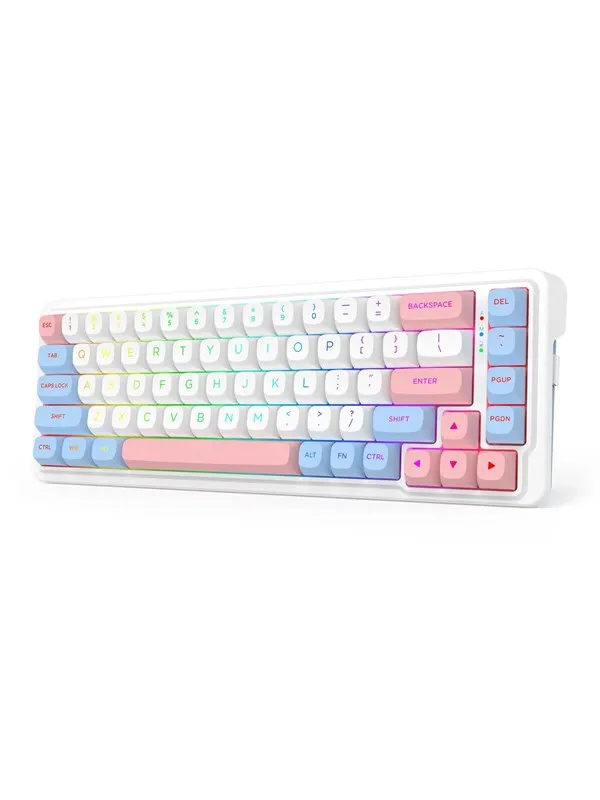 REDRAGON K709WBP-RGB-PRO NOVA keyboard - Gamingtastatur - Engelsk (USA) - Hvit