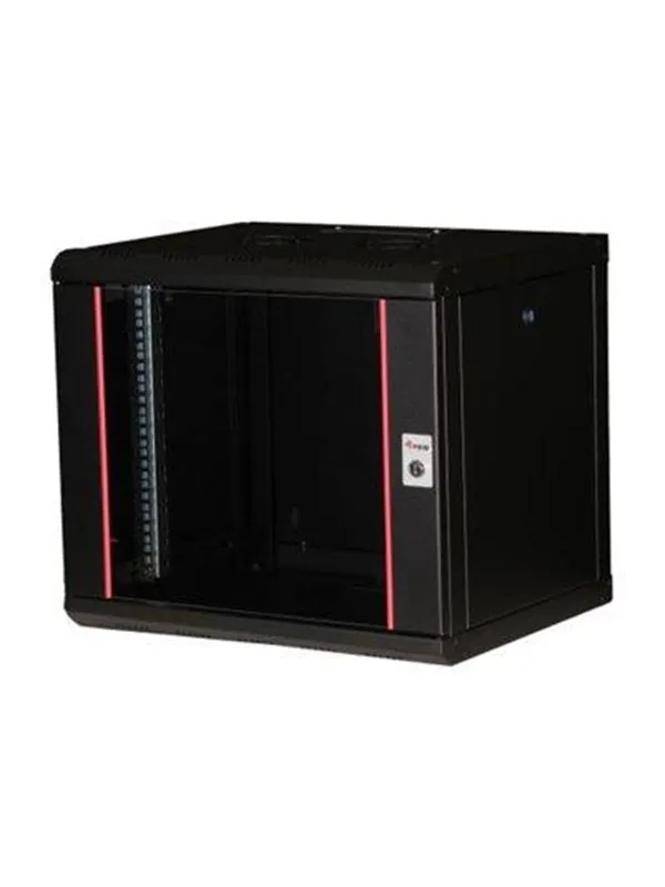 Equip Pro Mount - rack - 600x450 mm with glass door removable and lockable panels assembled - 9U