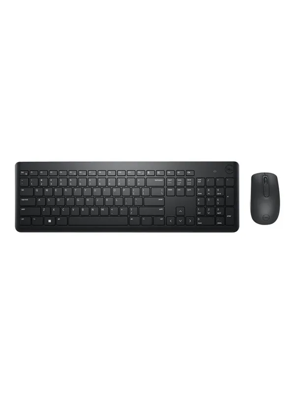 Dell Wireless Keyboard and Mouse KM3322W - keyboard and mouse set - QWERTY - Spanish - black Input Device - Tastatur & Mussett - Spansk - Svart