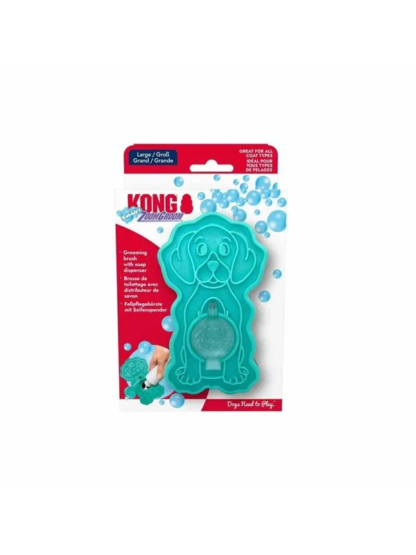 KONG - ZoomGroom Bubbles - 11.5 x 7 x 7 cm