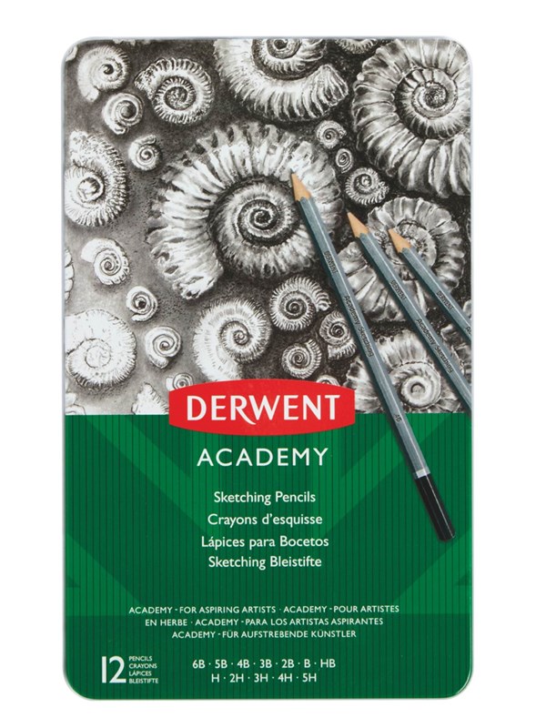 Derwent Sketching Pencils (Wallet of 12)