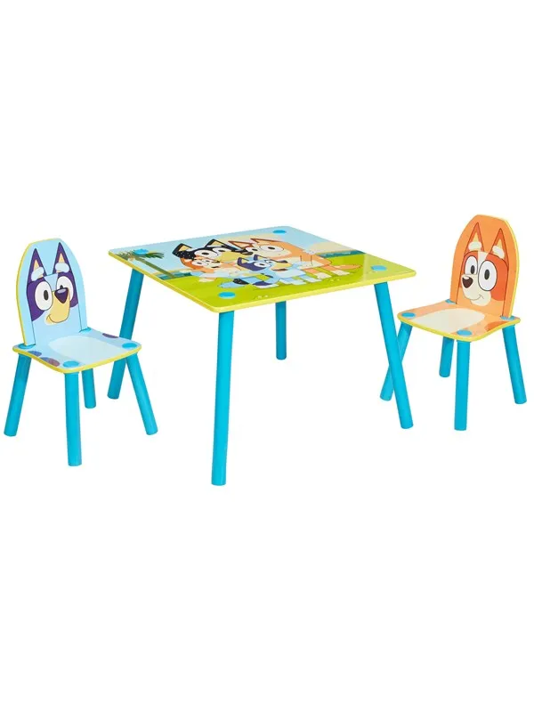 Bluey Kids Table and 2 Chairs Set