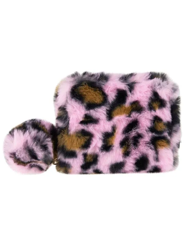 Tinka WALLET PLUSH ROSA LEOPARD  WALLET