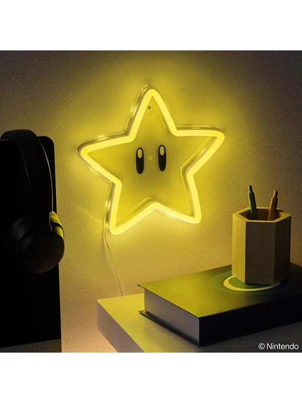 Paladone - Super Star Wall Mountable LED Neon Light - Lampe