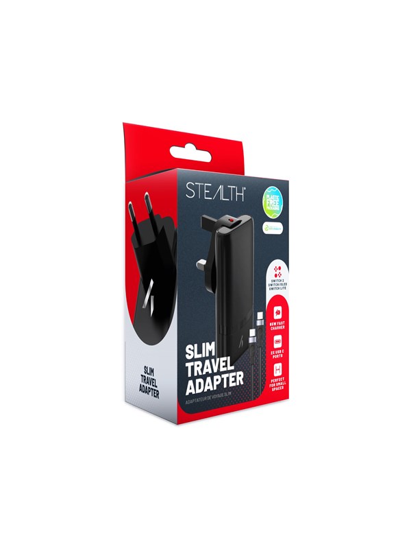 STEALTH Slim Travel Adapter - Nintendo Switch 2