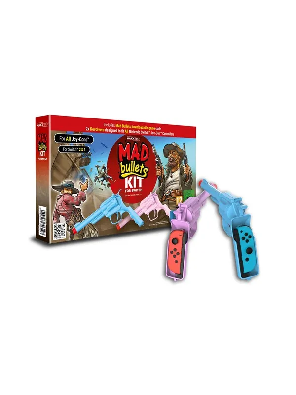 MAXX TECH Mad Bullets CIB with Switch 2 & 1 compatible accessory - Nintendo Switch 2