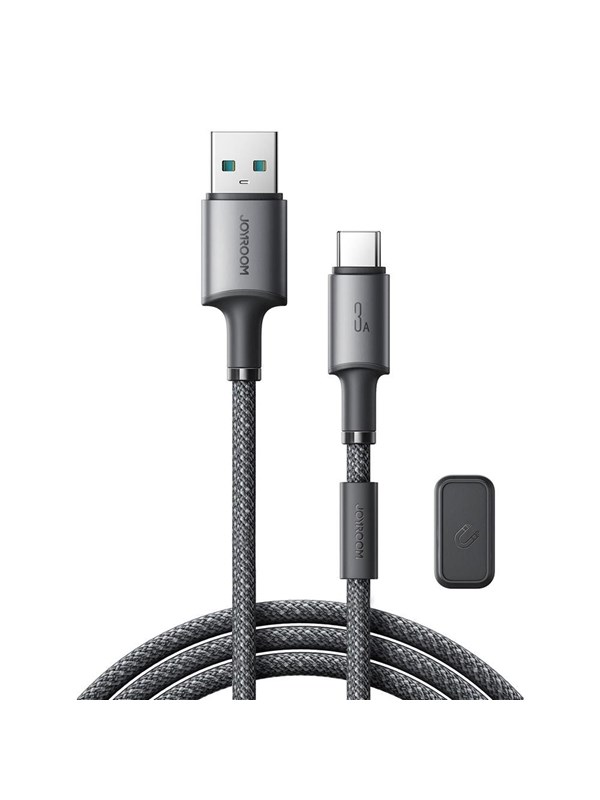 Joyroom S-A50 Unlimited Series 3A USB-A - USB-C Cable with Magnetic Organizer 1.2m - Gray