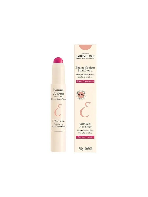 Embryolisse - Color Balm 3-In-1 Stick Raspberry Pink 2.5G