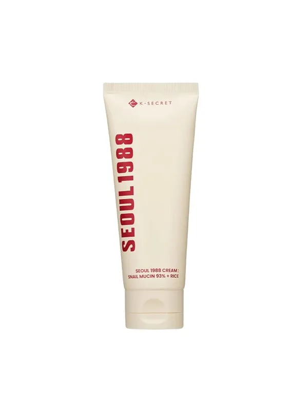 KSECRET SEOUL 1988 Cream: Snail Mucin 93% + Rice 100 ml
