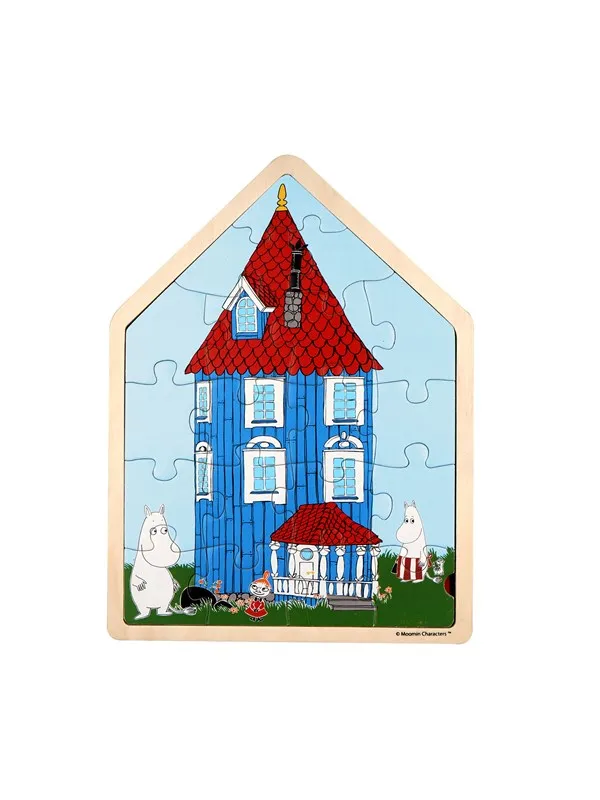 Barbo Toys Moomin Framed Wooden Puzzle House