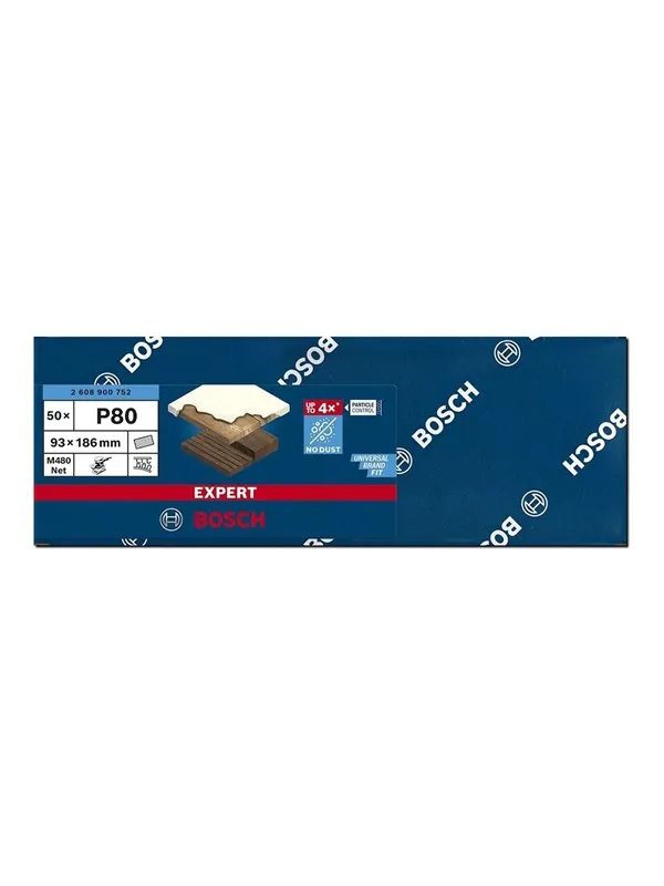 Bosch SLIBEBLAD PLAN 93X186MM NET K80 50 STK