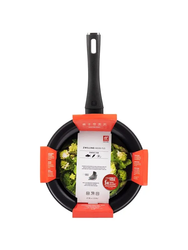 Zwilling - Madura Plus Ceramic Saute Pan - Black - 24 cm