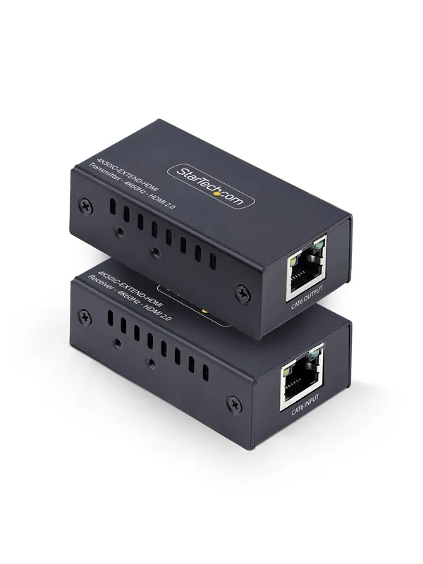 StarTech.com HDMI Extender Over CAT5e/6 Kit 4K 60Hz Up to 200ft (60m) - video/audio extender - HDMI