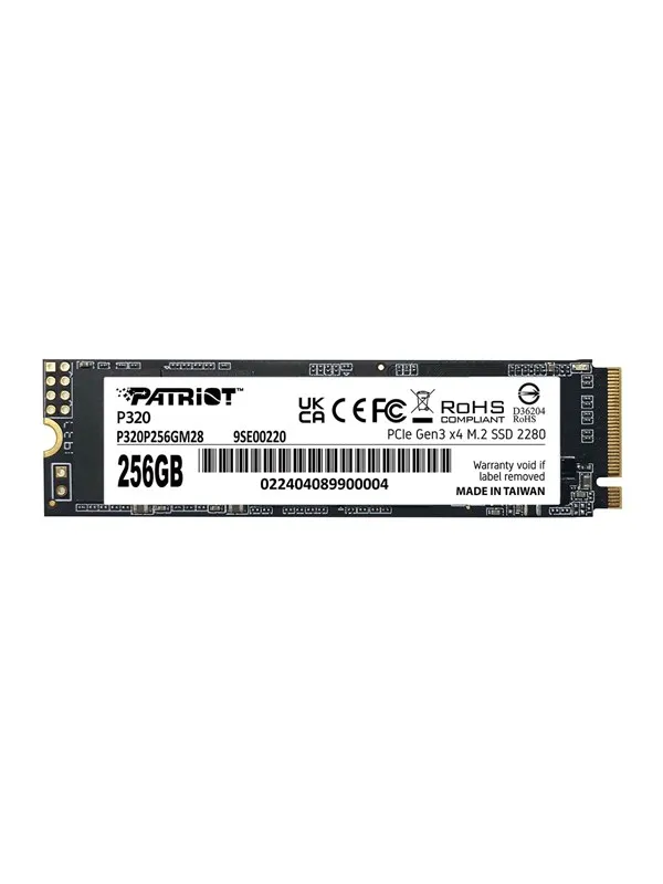 Patriot P320 - SSD - 256 GB - PCIe 3.0 x4 (NVMe)