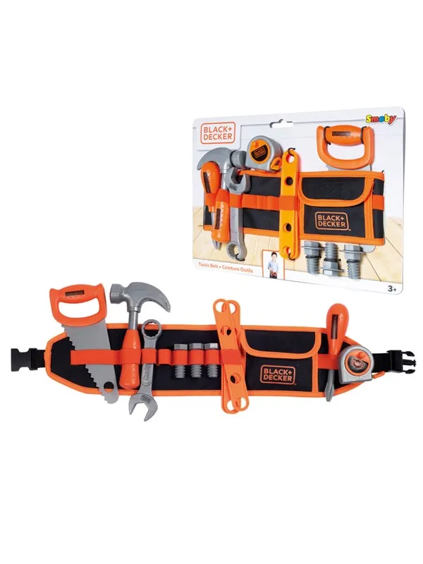 Smoby Black+Decker Verktøybelte i stoff