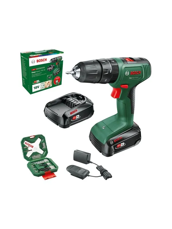 Bosch Cordless Impact Drill EI 18V-40+34AC