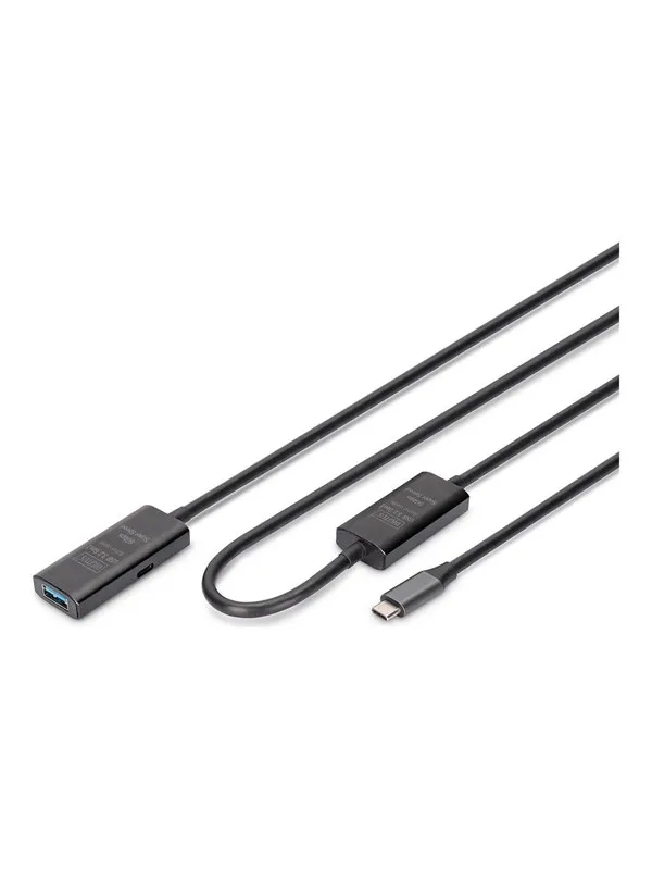 DIGITUS - USB extension cable - 24 pin USB-C to USB Type A - 10 m