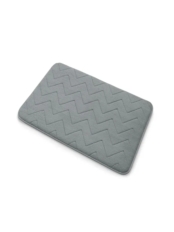 Gedy Mousse baderomsmatte - Memory foam - Grå 40x60 cm