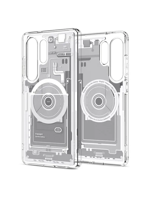 Spigen Ultra Hybrid MagSafe - zero one white - Samsung Galaxy S25 Ultra