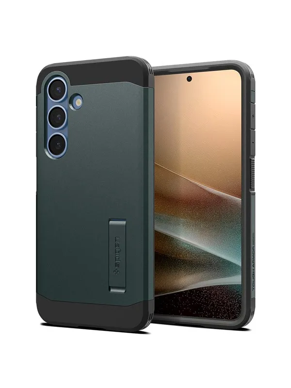 Spigen Tough Armor MagSafe - abyss green - Samsung Galaxy S25