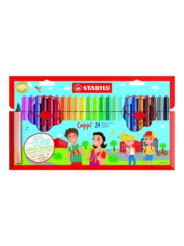 STABILO Cappi - Felt-tip pen - Set of 24 pieces