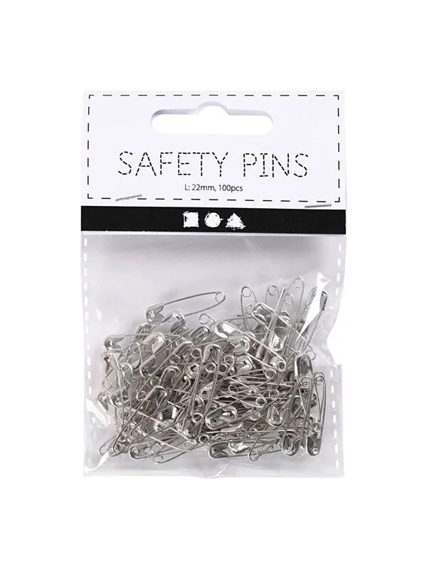 Creativ Company - Safety pins Silver 100 pcs.