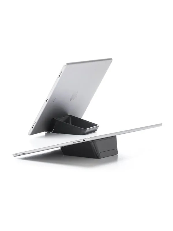Bluelounge Design Bluelounge Casa - Elegant set for ALL tablets with space for small items - Black