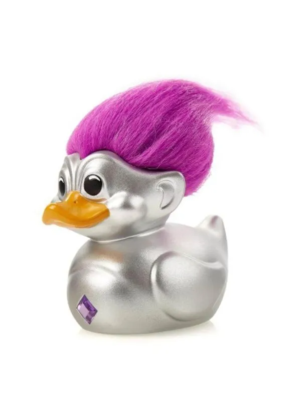 TUBBZ - Trolls: Silver Troll (Silver with Purple Hair) - Figur